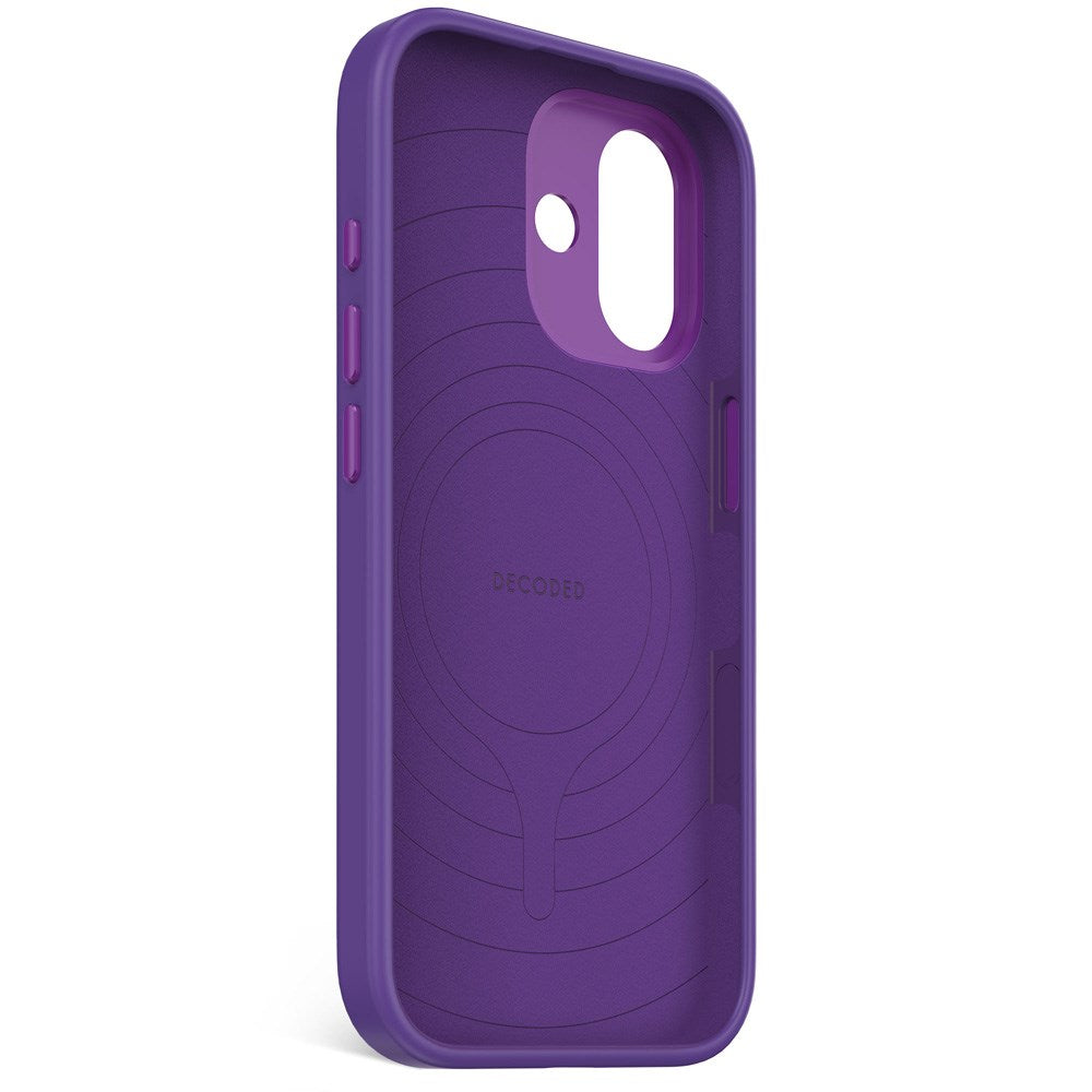Decoded iPhone 17 AntiMicrobial Silikon Deksel - MagSafe Kompatibel - Future Dusk