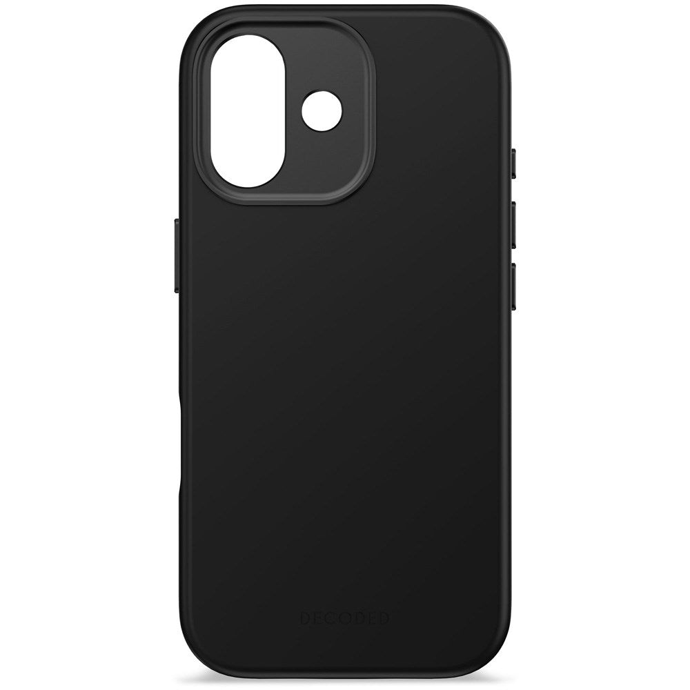 Decoded iPhone 17 AntiMicrobial Silikon Deksel - MagSafe Kompatibel - Phantom Black