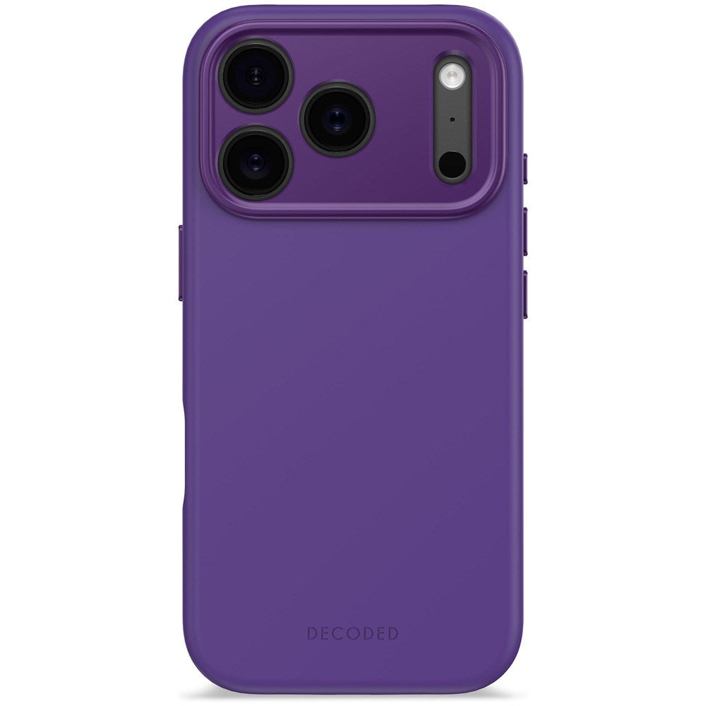 Decoded iPhone 17 Pro AntiMicrobial Silikon Deksel - MagSafe Kompatibel - Future Dusk