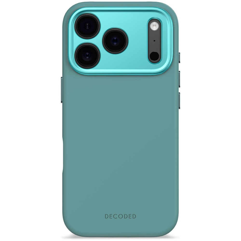 Decoded iPhone 17 Pro AntiMicrobial Silikon Deksel - MagSafe Kompatibel - Retro Blue