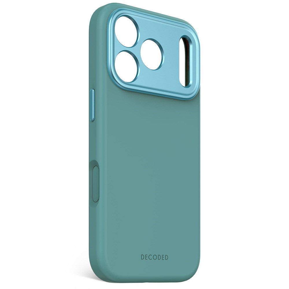 Decoded iPhone 17 Pro AntiMicrobial Silikon Deksel - MagSafe Kompatibel - Retro Blue