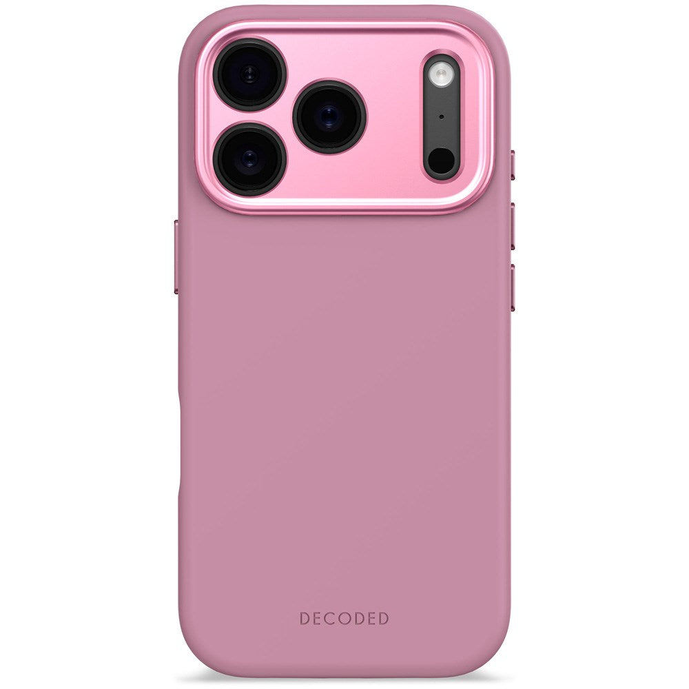 Decoded iPhone 17 Pro AntiMicrobial Silikon Deksel - MagSafe Kompatibel - Rosette