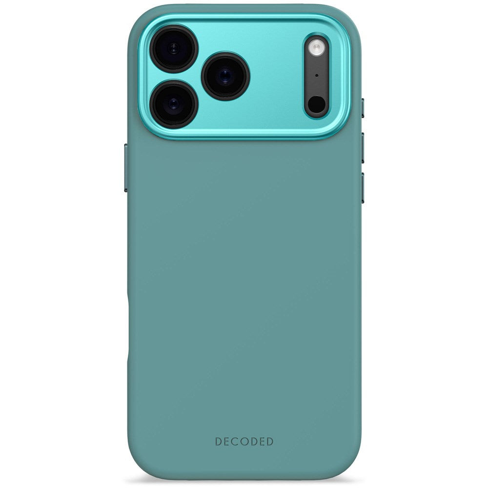 Decoded iPhone 17 Pro Max AntiMicrobial Silikon Deksel - MagSafe Kompatibel - Retro Blue