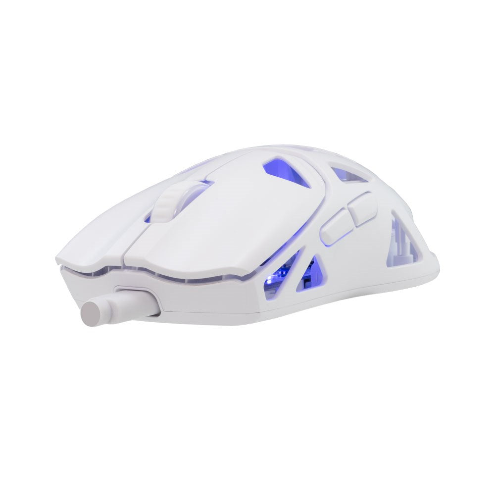 White Shark DAGONET Trådløs Gaming Mus - 6D / 24000 DPI - Hvit
