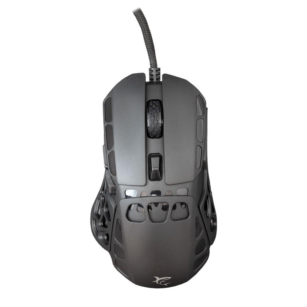 White Shark ECTOR Gaming Mus - 7D / 12400 DPI - Svart