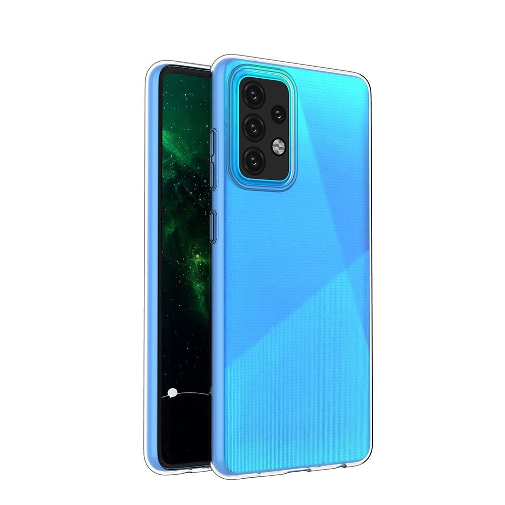 Samsung Galaxy A02s Hurtel Ultra Clear Fleksibelt Plastdeksel - Gjennomsiktig