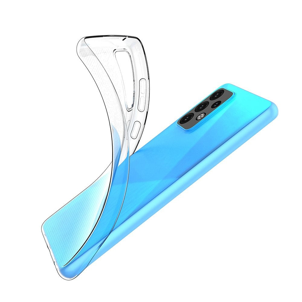 Samsung Galaxy A02s Hurtel Ultra Clear Fleksibelt Plastdeksel - Gjennomsiktig