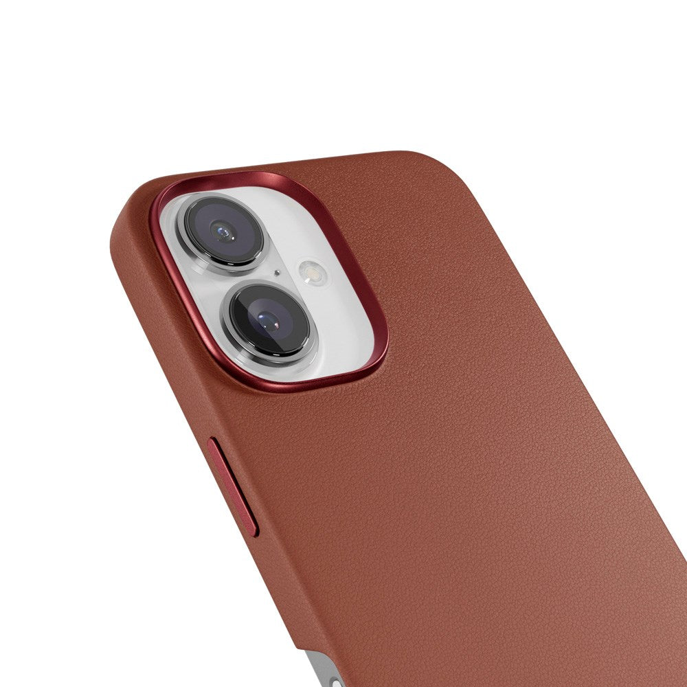Epico iPhone 16 Mag+ Skinndeksel - MagSafe-Kompatibel - Brun