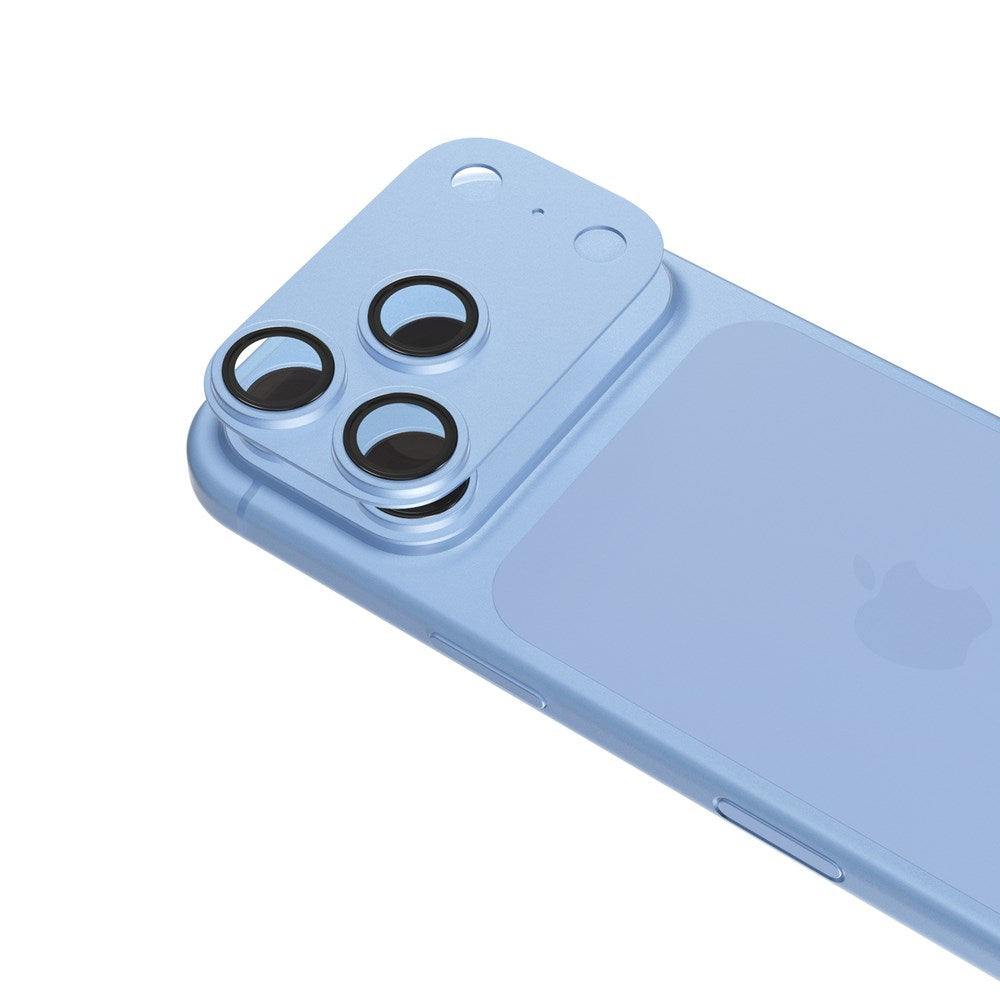 iPhone 18 Pro Max Epico Aluminium Kameralinsbeskyttelse - Blå