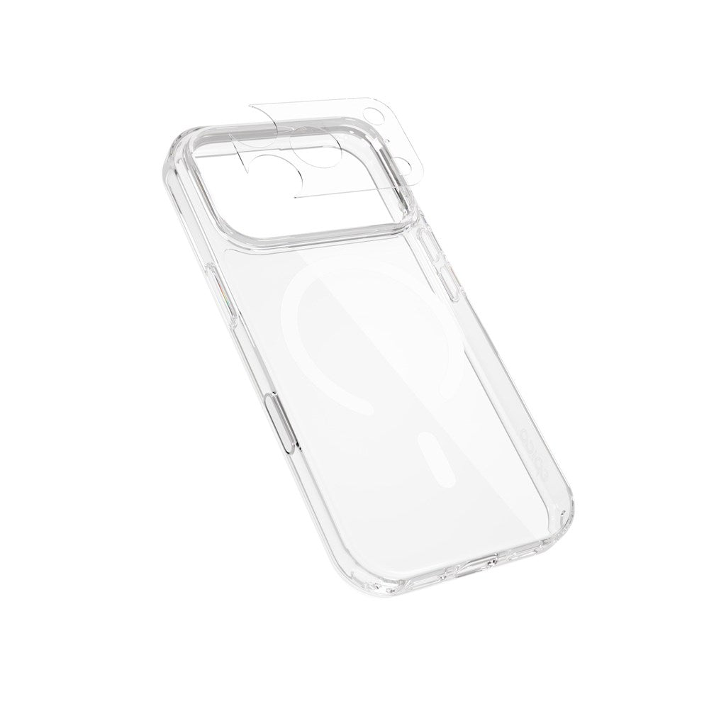 iPhone 18 Pro / 17 Pro Epico Hero Mag+ Deksel med Kamerabeskyttelse - MagSafe Kompatibel - Gjennomsiktig