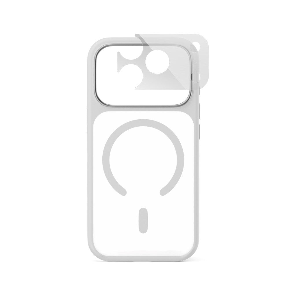 iPhone 18 Pro Max / 17 Pro Max Epico HeroMatte Pro Mag+ Deksel m. Kamerabeskyttelse - MagSafe Kompatibel - Hvit