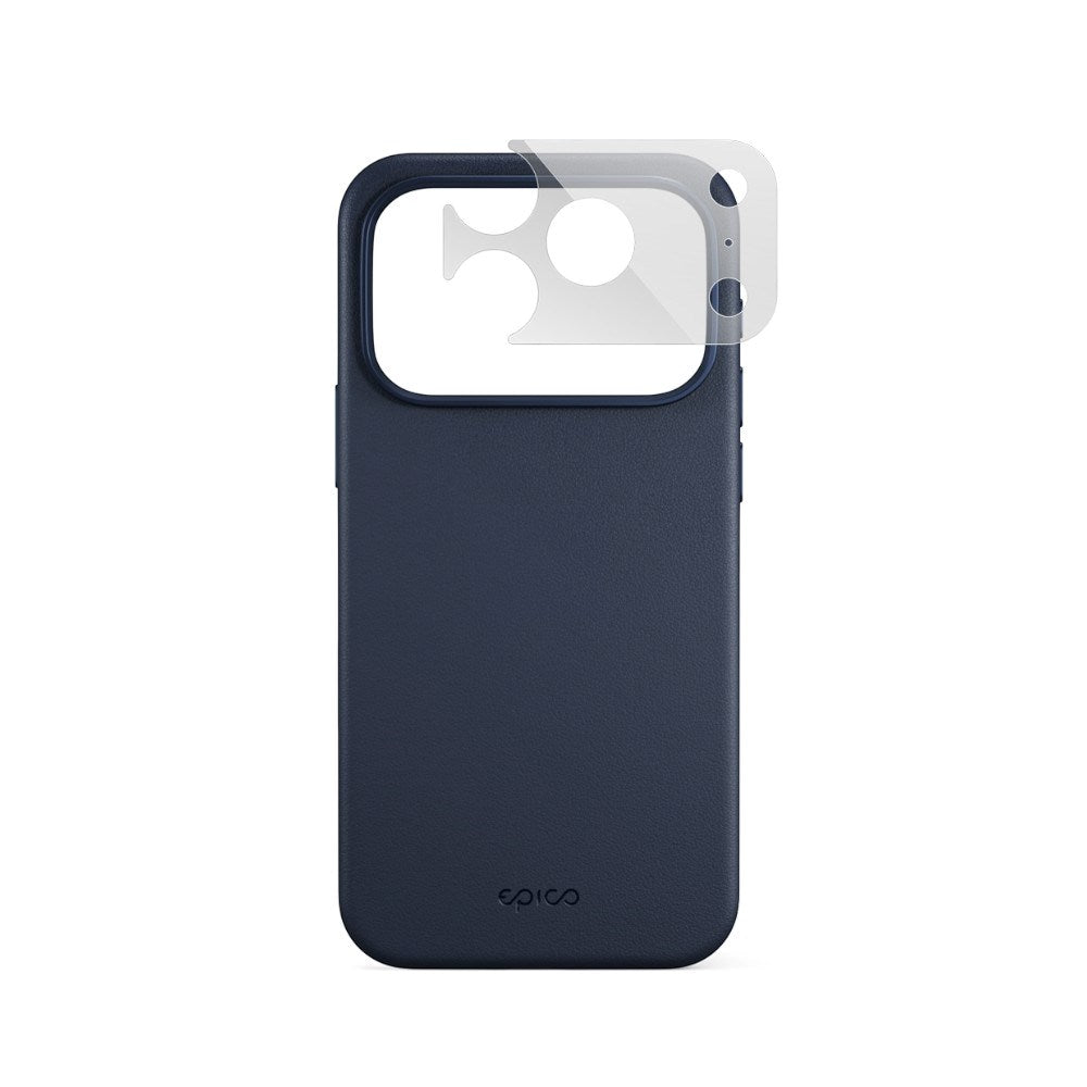 iPhone 18 Pro / 17 Pro Epico Leather Pro Mag+ Deksel m. Kamerabeskyttelse - MagSafe Kompatibel - Blå
