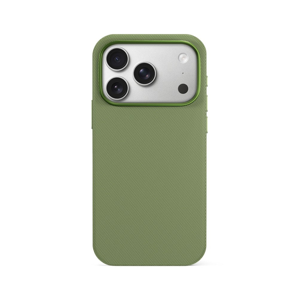 iPhone 18 Pro Max / 17 Pro Max Epico SolidWoven Pro Mag+ Deksel m. Kamerabeskyttelse - MagSafe Kompatibel - Grønn