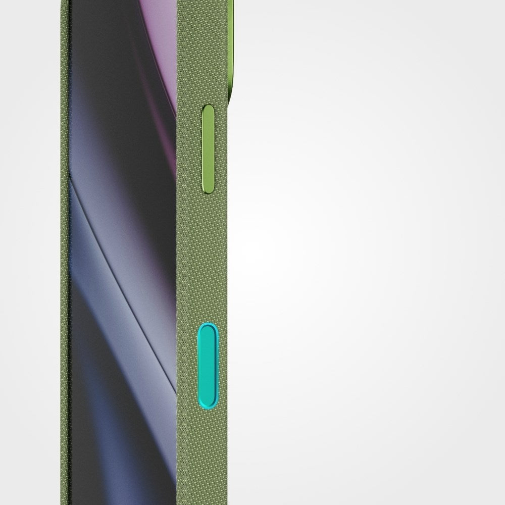 iPhone 18 Pro / 17 Pro Epico SolidWoven Pro Mag+ Deksel m. Kamerabeskyttelse - MagSafe Kompatibel - Grønn