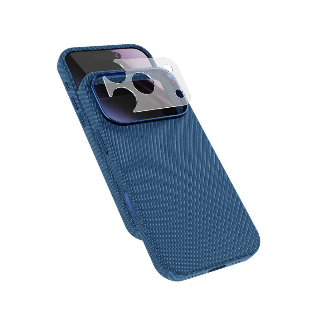 iPhone 18 Pro Max / 17 Pro Max Epico SolidWoven Pro Mag+ Deksel m. Kamerabeskyttelse - MagSafe Kompatibel - Blå