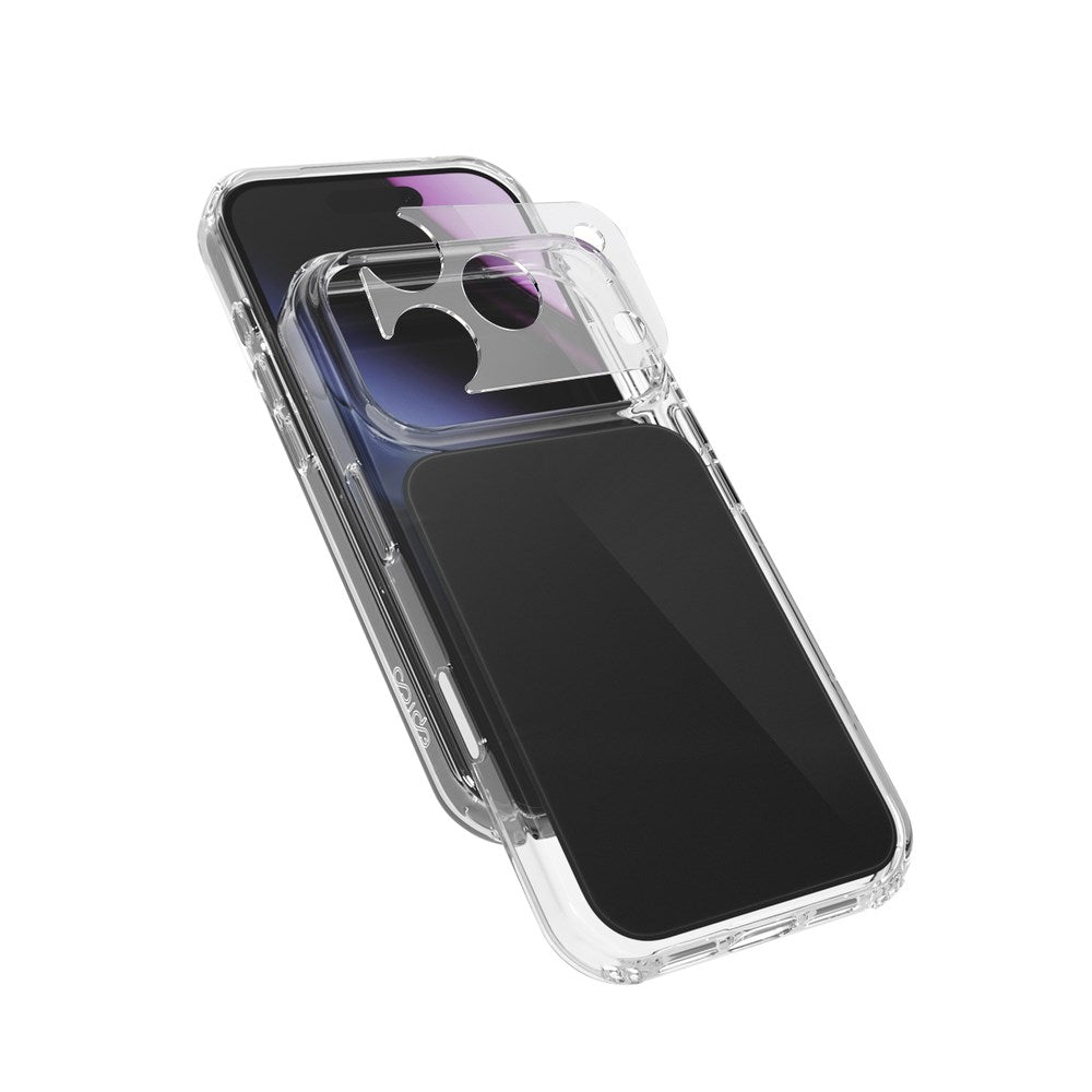 iPhone 18 Pro / 17 Pro Epico Tile Mag+ Deksel m. Kamerabeskyttelse - MagSafe Kompatibel - Svart
