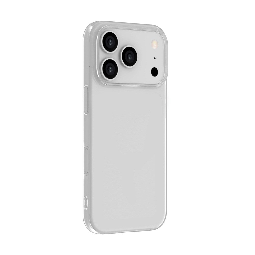 eSTUFF iPhone 17 Pro INFINITE VIENNA Fleksibelt Plast Deksel - 100% Resirkulert Plast - Gjennomsiktig