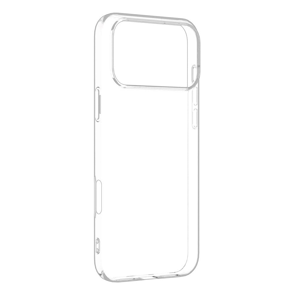 eSTUFF iPhone 17 Pro Max INFINITE VIENNA Fleksibelt Plast Deksel - 100% Resirkulert Plast - Gjennomsiktig