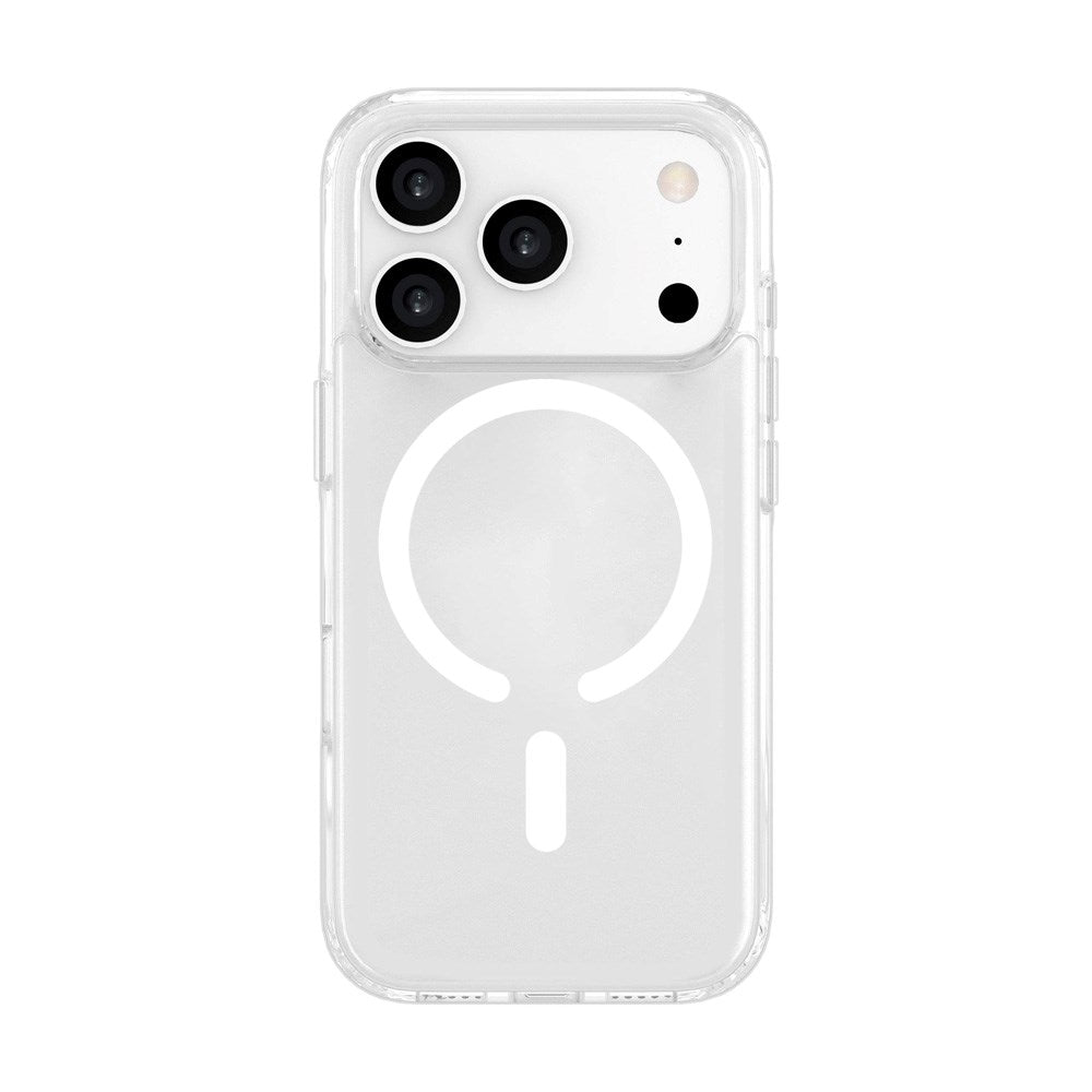 eSTUFF iPhone 17 Pro INFINITE OSLO Hybrid Plast Deksel - MagSafe Kompatibel - Gjennomsiktig