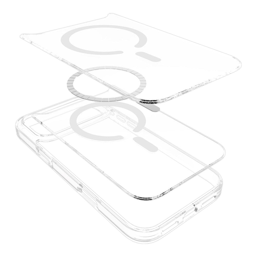 eSTUFF iPhone 17 Pro Max INFINITE OSLO Hybrid Plast Deksel - MagSafe Kompatibel - Gjennomsiktig