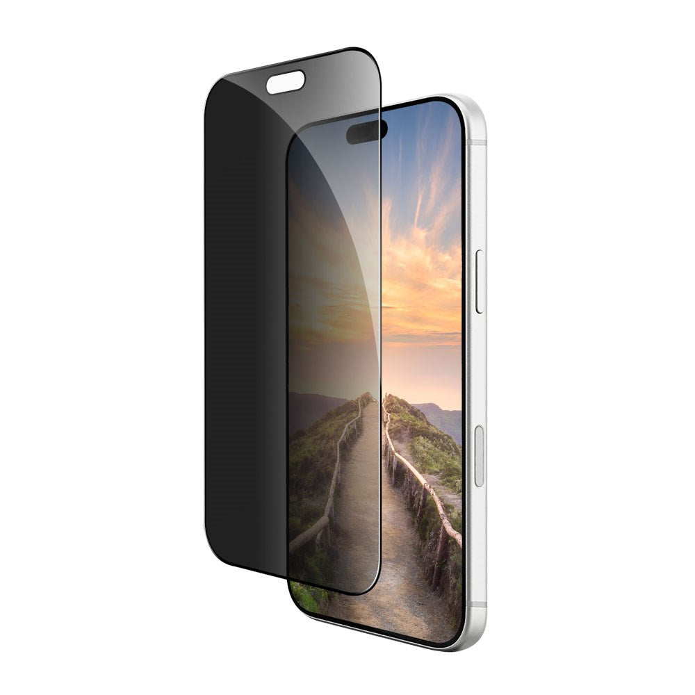 iPhone 18 Pro Max dbramante1928 Eco-Shield Privacy Skjermbeskytter med Installasjonsramme - Gjennomsiktig