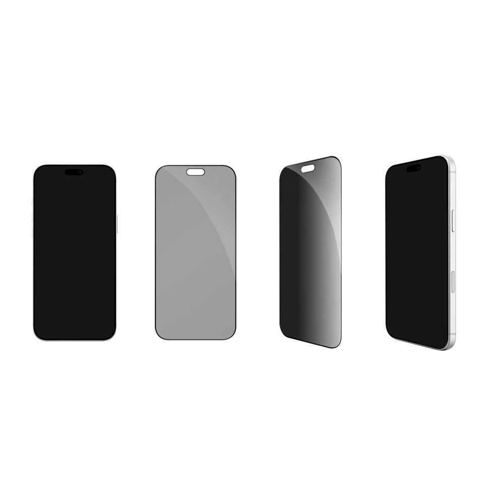 iPhone 18 Pro Max dbramante1928 Eco-Shield Privacy Skjermbeskytter med Installasjonsramme - Gjennomsiktig