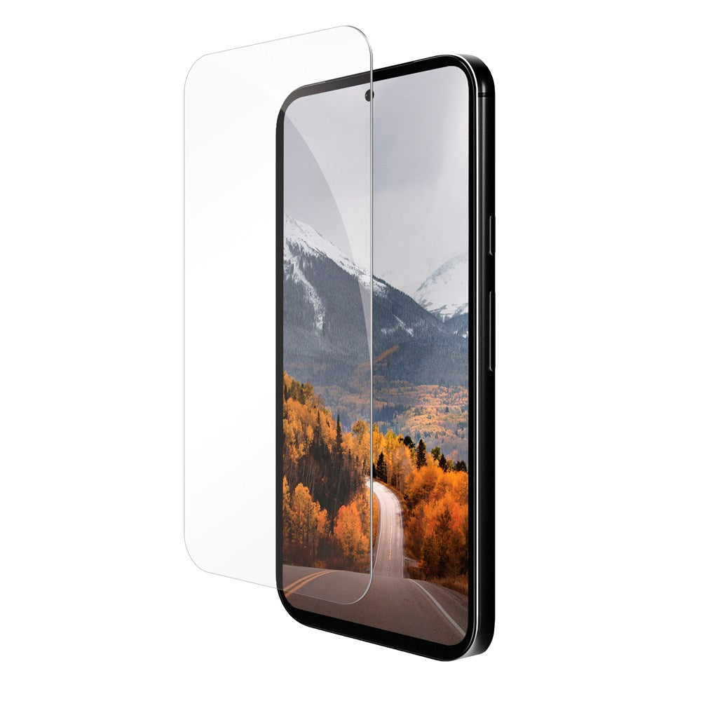 Google Pixel 9a dbramante1928 Eco-Protect Skjermbeskytter i Glass med Monteringsramme - Case Friendly - Gjennomsiktig