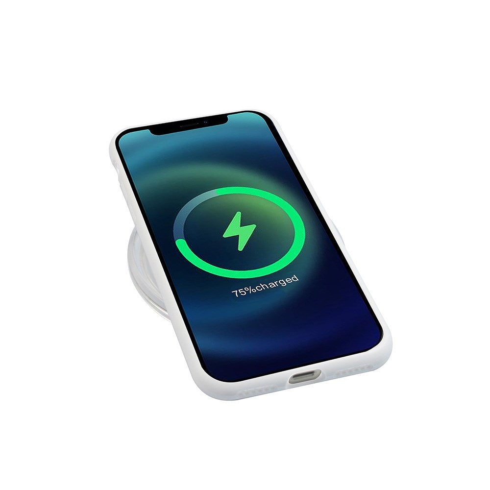 GreenMind iPhone X / XS Fôret Silikon Deksel - Hvit