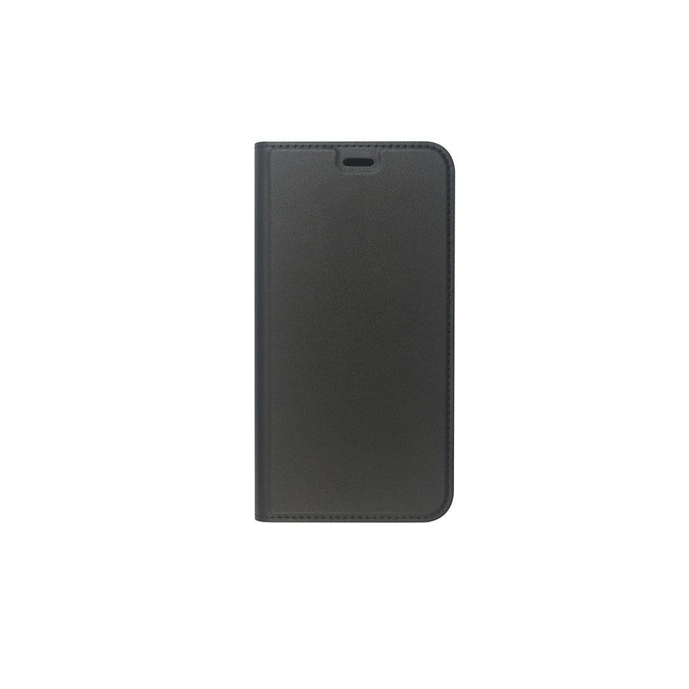 GreenMind iPhone XR Kunstskinn Flip Deksel m. Kortholder & Ståfunksjon - Svart