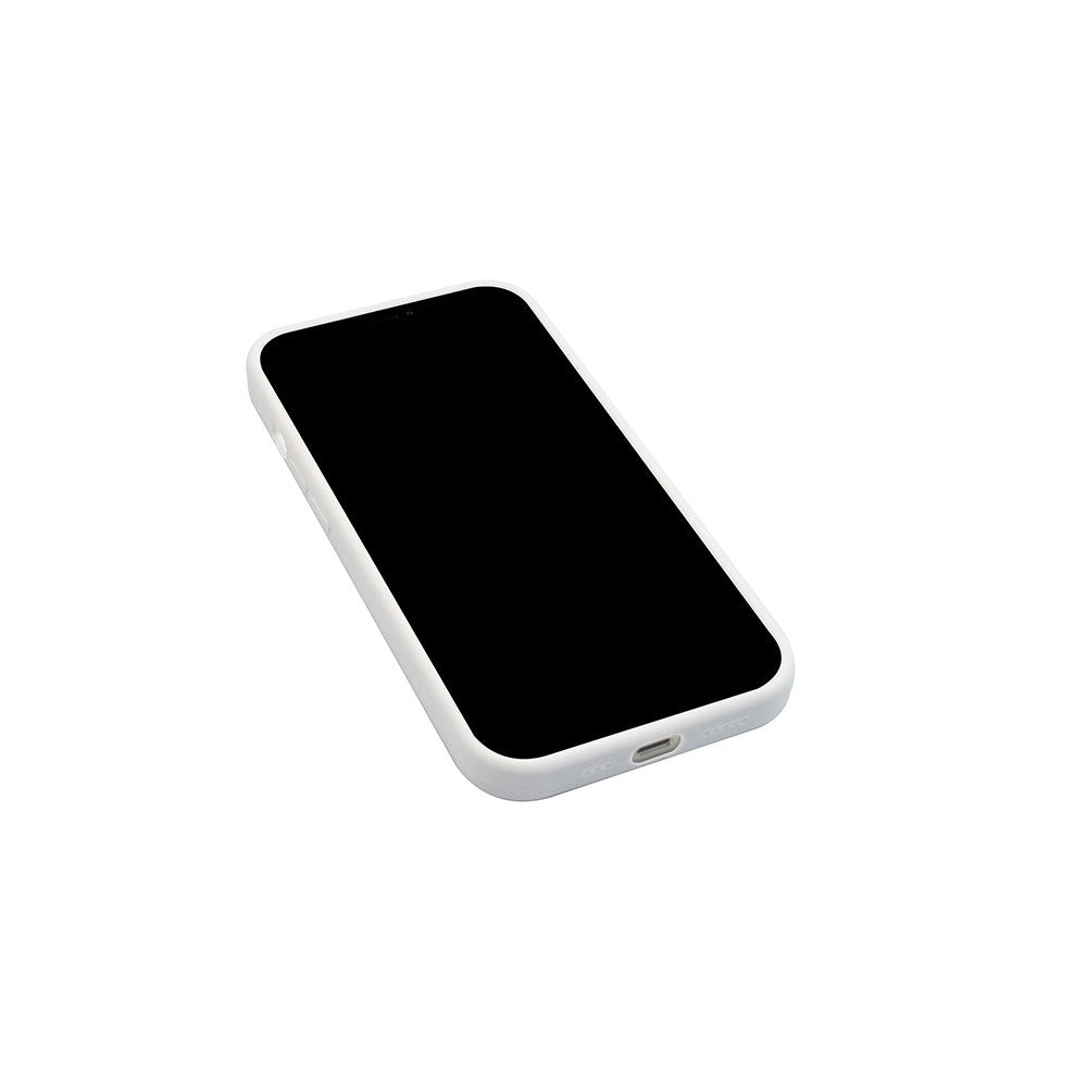 GreenMind iPhone 12 Mini Fôret Silikon Deksel - Hvit