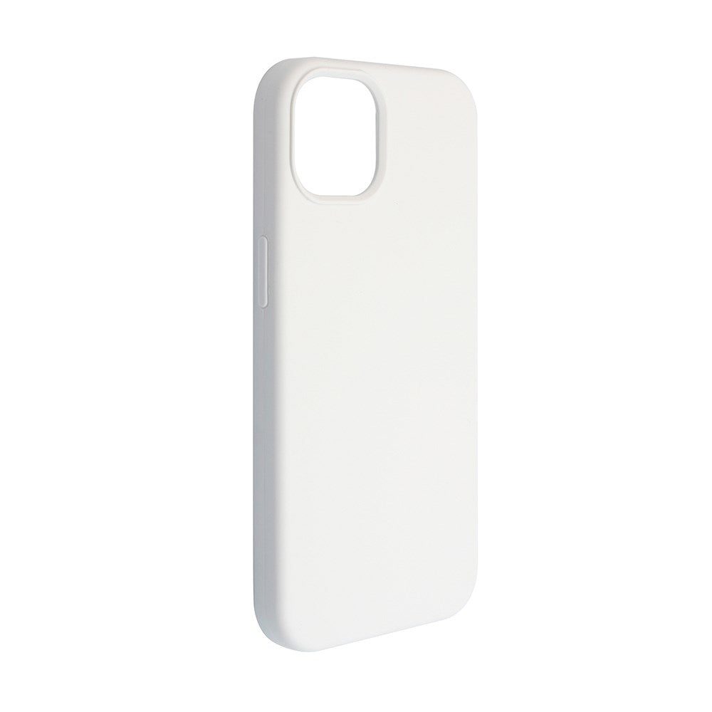 GreenMind iPhone 13 Fôret Silikon Deksel - Hvit
