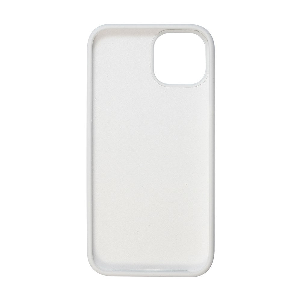 GreenMind iPhone 14 Fôret Silikon Deksel - Hvit