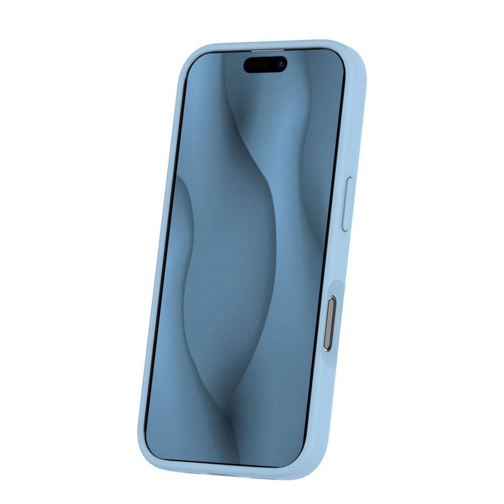 iPhone 16 Silicone Thin Deksel - MagSafe Kompatibel - Lys Blå