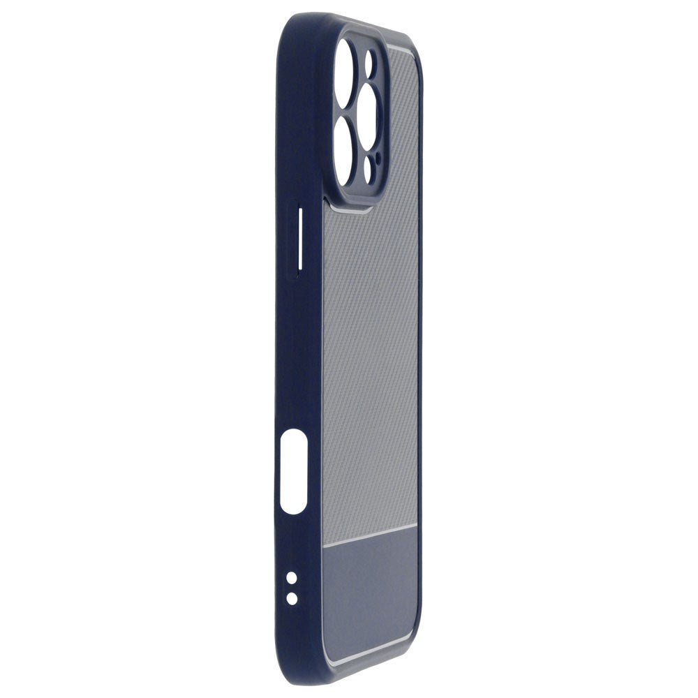 iPhone 16 Pro TFO Simple Carbon Deksel - Blå