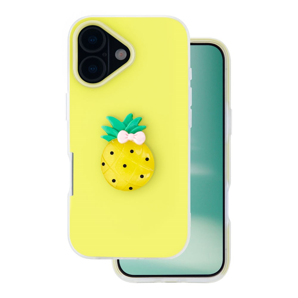 iPhone 17 TFO 3D Frukt Deksel – Ananas