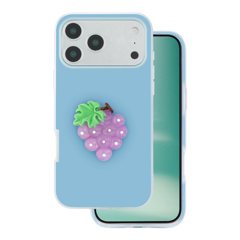iPhone 17 Pro TFO 3D Frukt Deksel – Druer