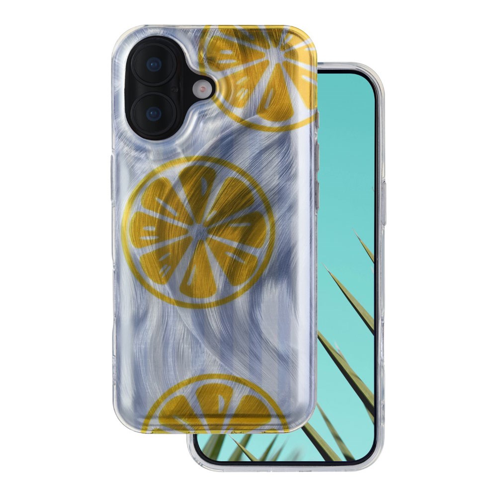 iPhone 17 TFO Ultra Trendy Sommer Deksel - Lemon