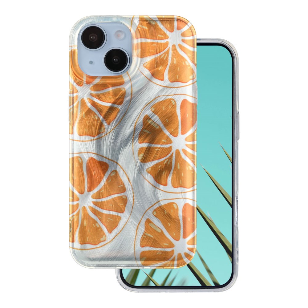 iPhone 14 TFO Ultra Trendy Sommer Deksel - Orange
