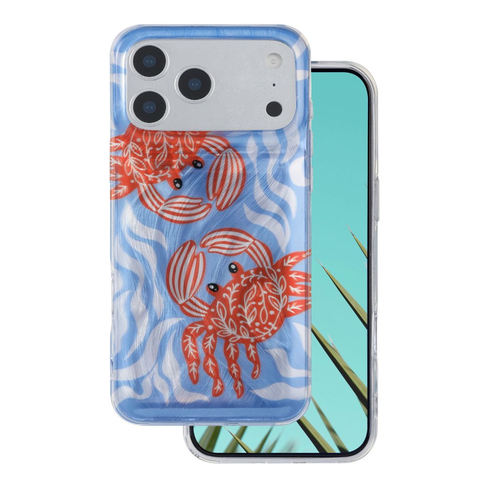 iPhone 17 Pro TFO Ultra Trendy Sommer Deksel - Crab