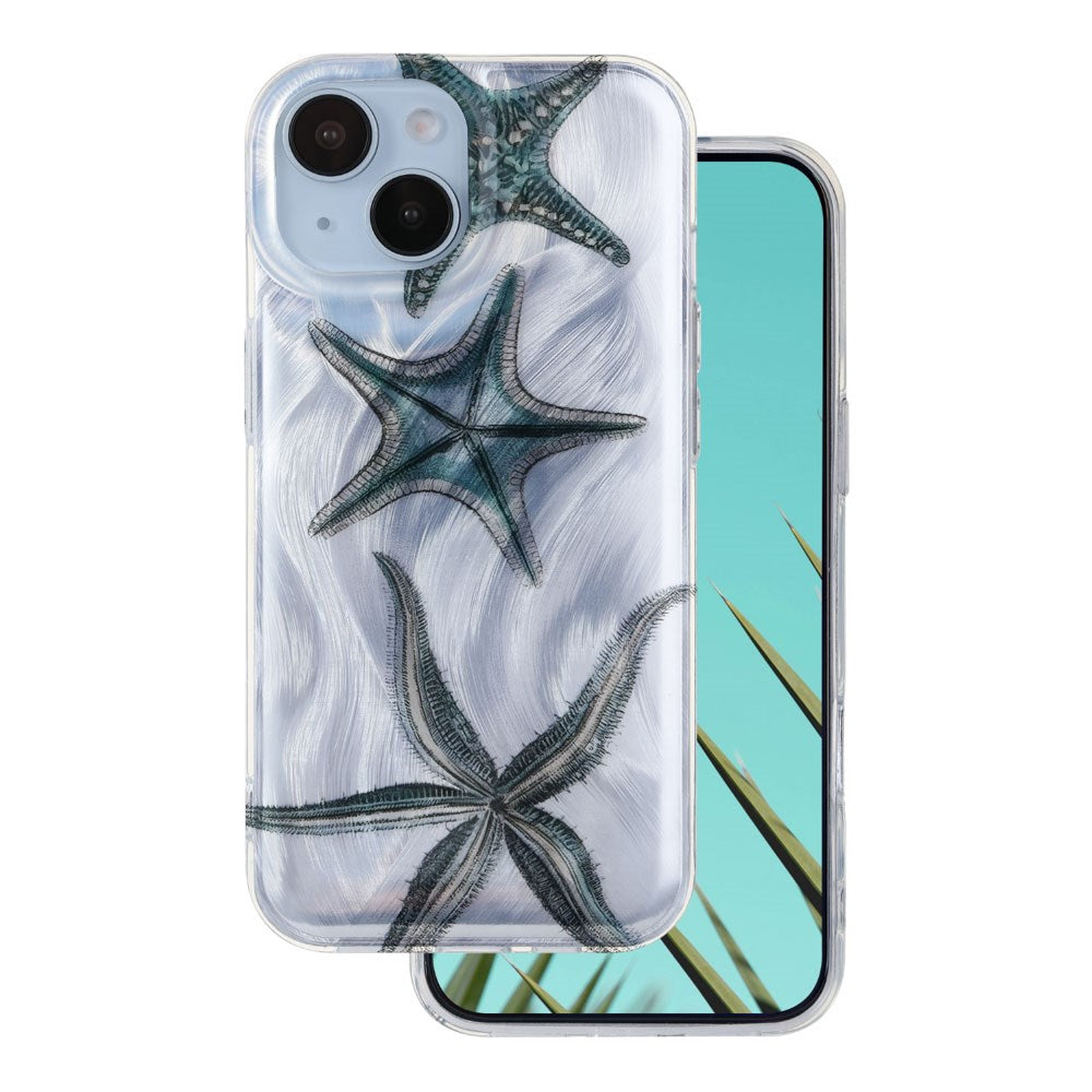iPhone 15 TFO Ultra Trendy Sommer Deksel - Starfish