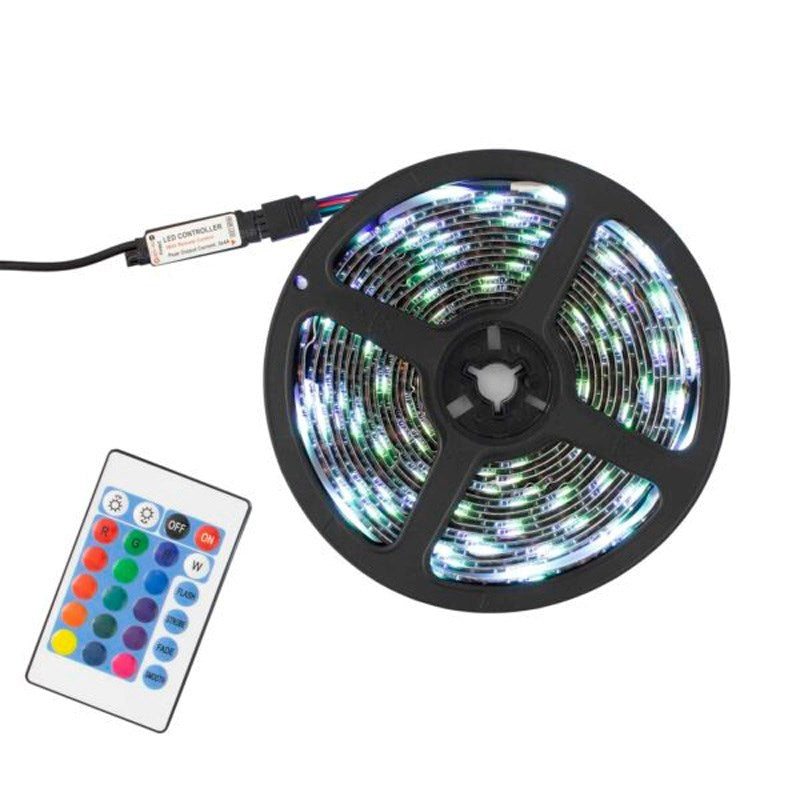 White Shark HELIOS Gaming LED-Lysstripe - 5m - Svart