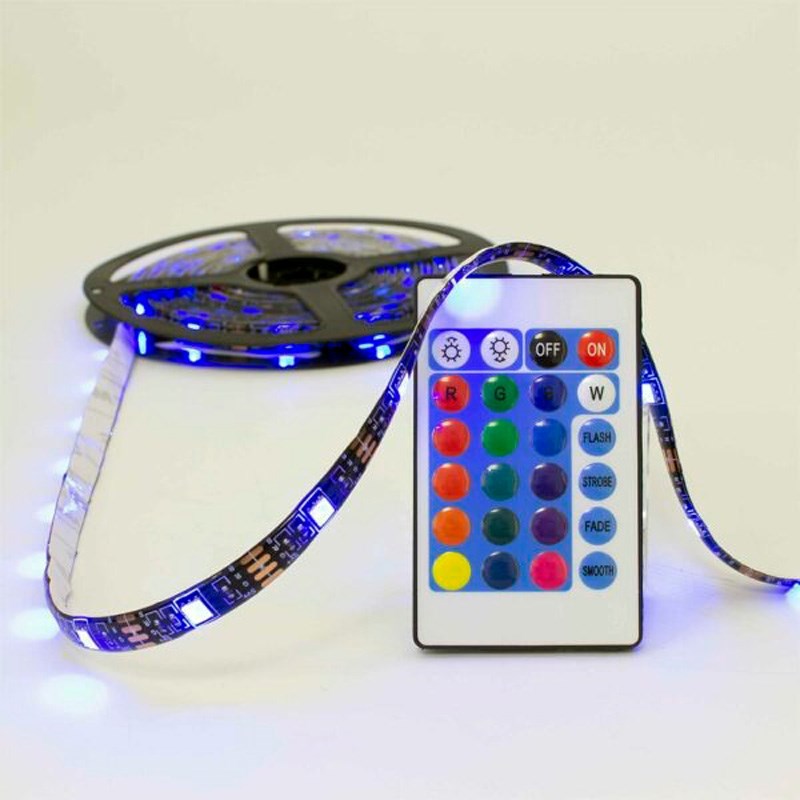 White Shark HELIOS Gaming LED-Lysstripe - 5m - Svart