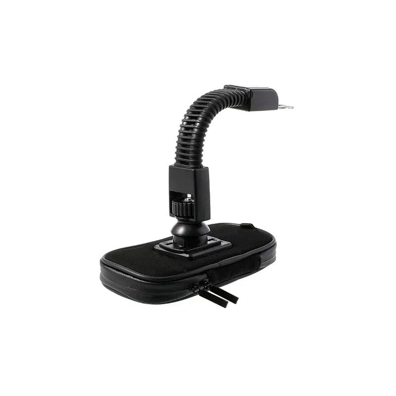Vanntett Roterende Mobilholder for Motorsykkelstyre - Størrelse 14.5 x 7.5 cm - Svart