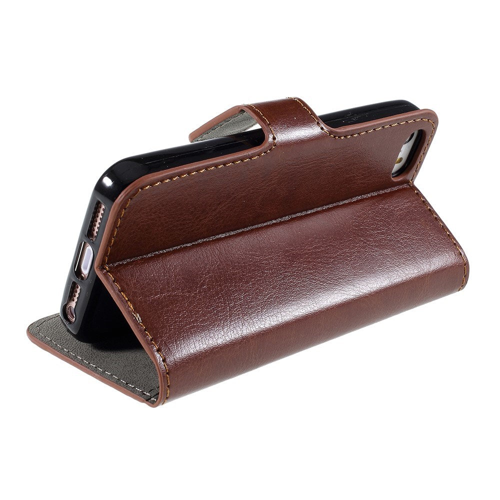 iPhone SE / 5s / 5 EIDERWOOD Flip-deksel med lommebok - Brun