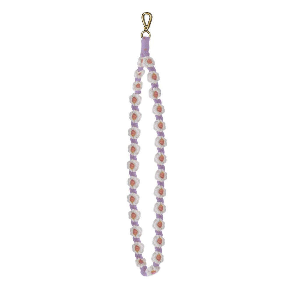 iDeal of Sweden Cord Phone Strap - Lilla Blomster
