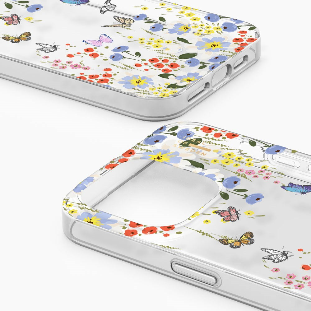 iDeal Of Sweden iPhone 15 Pro Max Clear Case - Artistic Garden