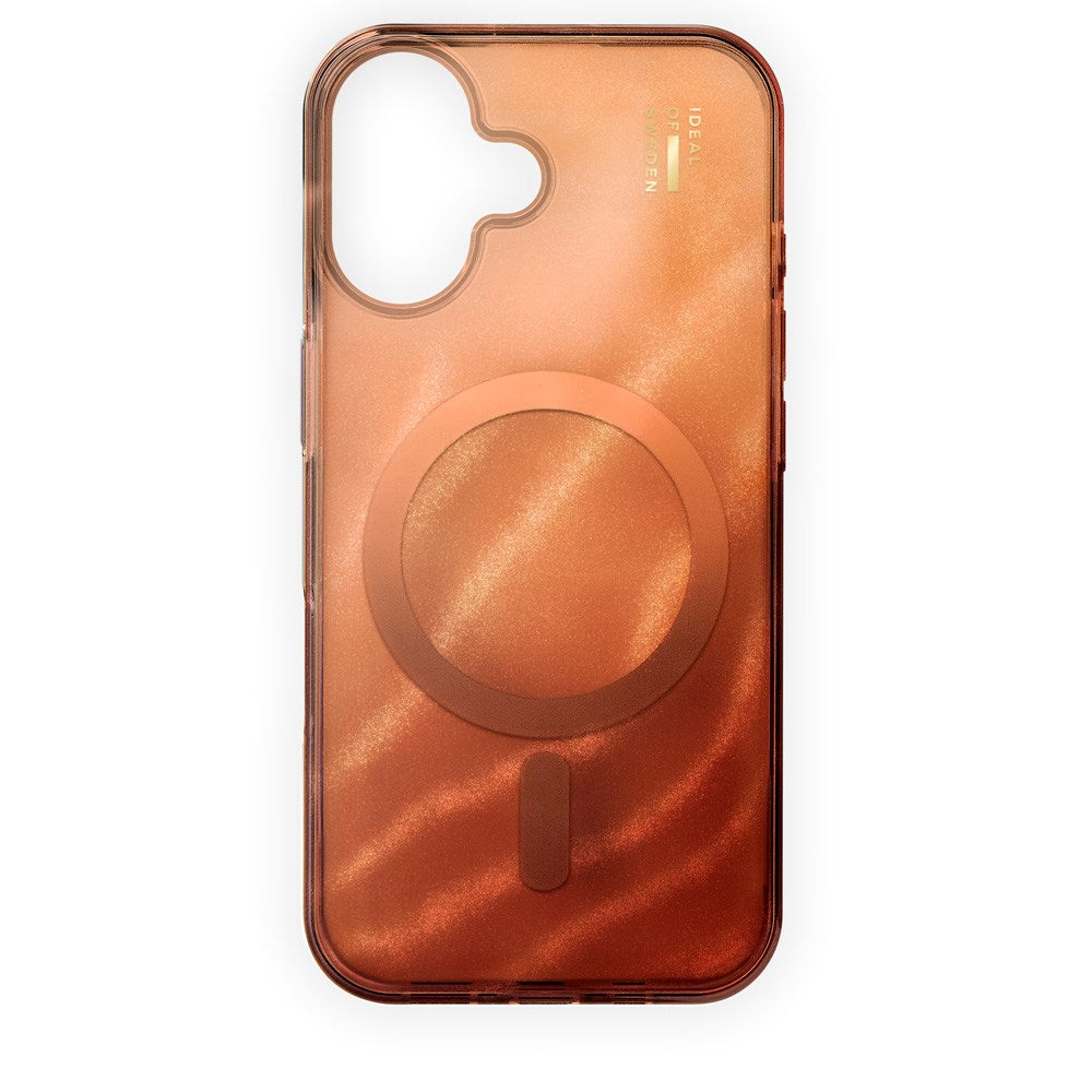 iPhone 16 iDeal Of Sweden Clear Deksel - MagSafe Kompatibel - Mocha Mousse