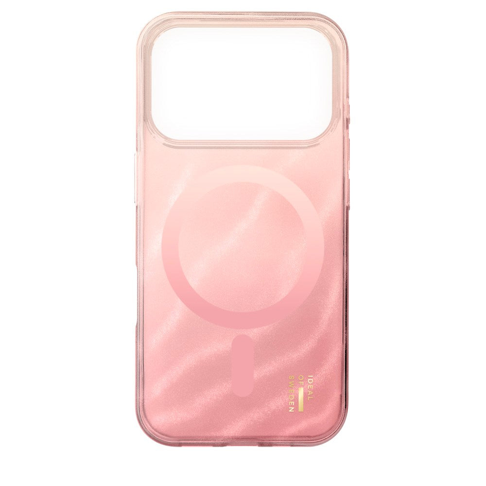 iPhone 17 Pro iDeal Of Sweden Clear Deksel - MagSafe Kompatibel - Rose Blush