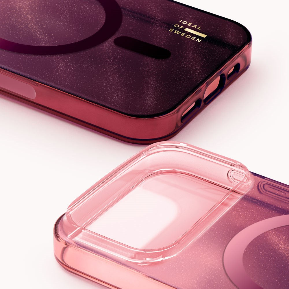 iPhone 18 Pro Max / 17 Pro Max iDeal Of Sweden Clear Deksel - MagSafe Kompatibel - Cherry Lacquer