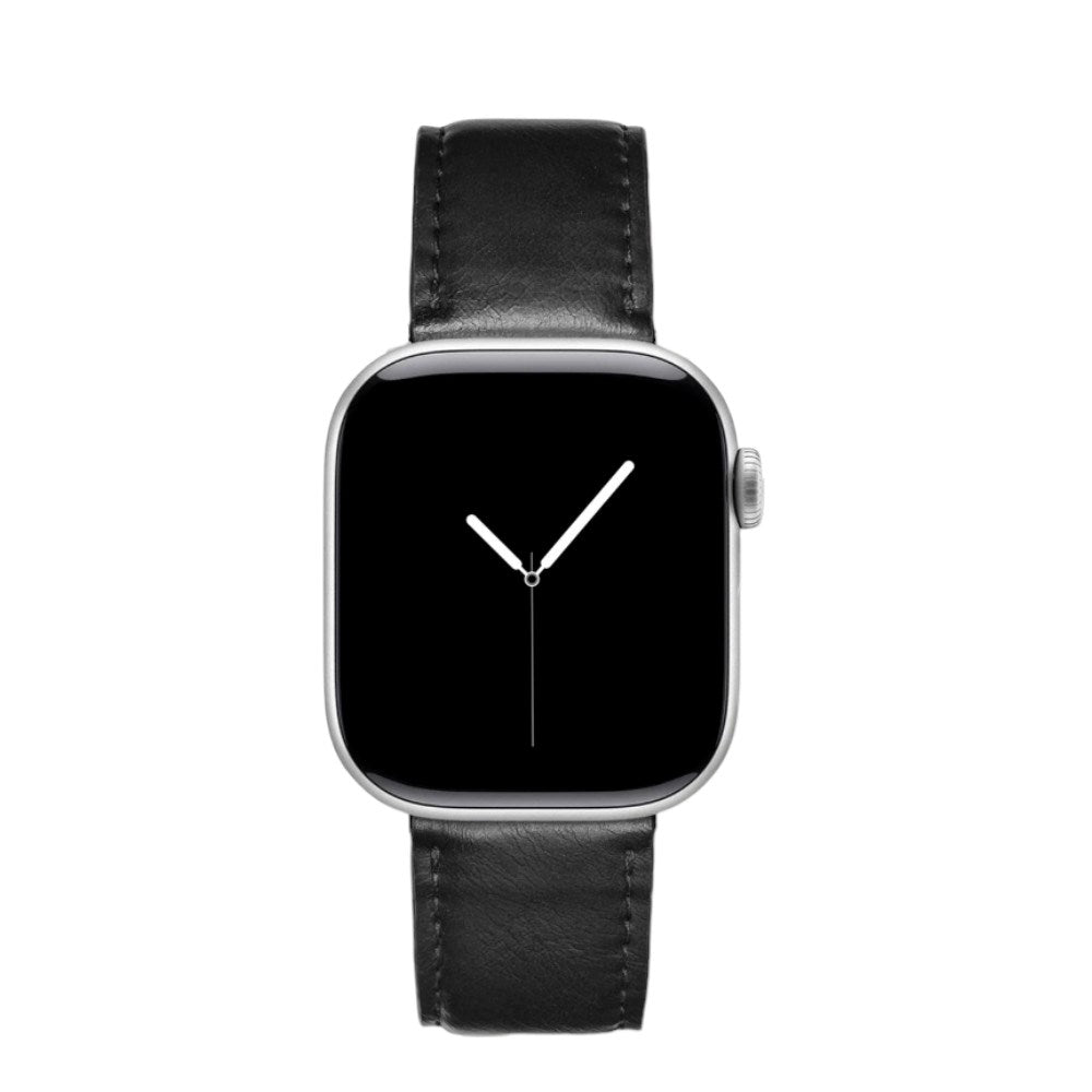 Apple Watch (38/40/SE/41/42mm) iDeal of Sweden Vegansk Lærrem - Iconic Black